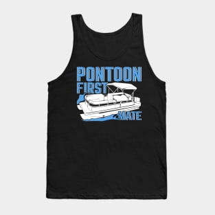 Pontoon First Mate Gift Tank Top